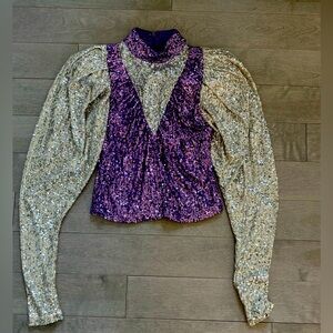 ROTATE Birger Christensen Ida Sequin Top